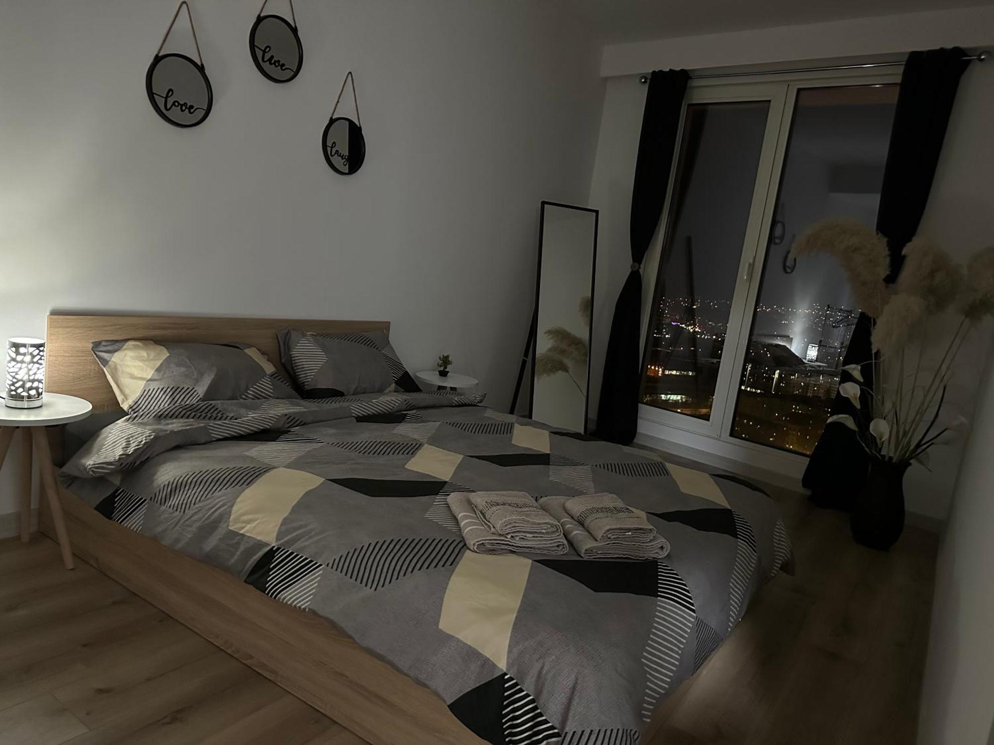 Cevahir Sky City Apartment With Spa, Pool & Fitness Included Skopje Exterior foto