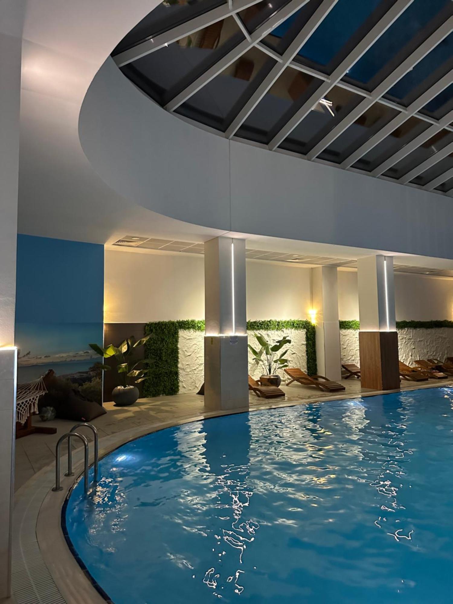 Cevahir Sky City Apartment With Spa, Pool & Fitness Included Skopje Exterior foto